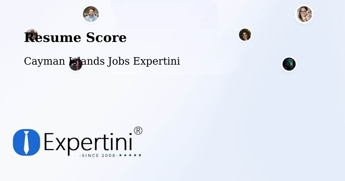 Resume Score & Job Description Match Tool – Cayman Islands - Cayman Islands Jobs Expertini